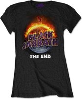 Black Sabbath Dames Tshirt -L- The End Zwart