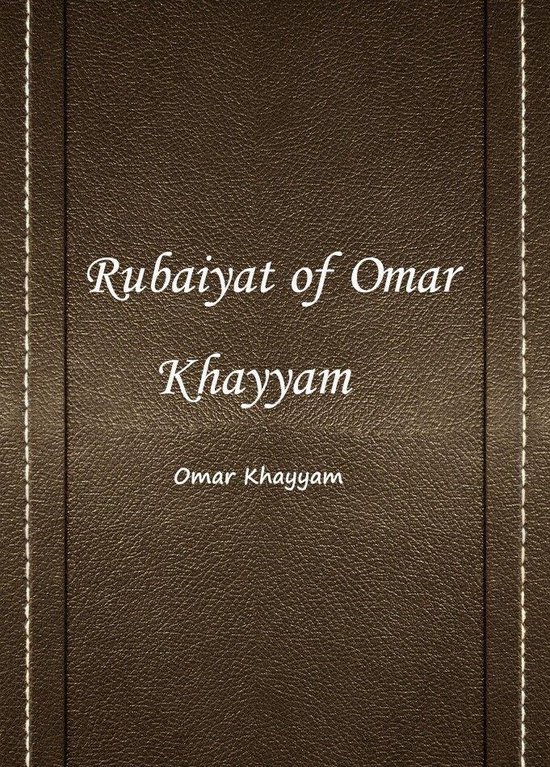 Rubaiyat of Omar Khayyam - cover