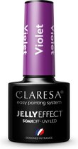 Claresa UV/LED Gellak Jelly Violet 5ml.