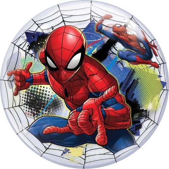 Qualatex - Folieballon - Bubble - Spiderman - Zonder vulling - ballon - 56cm