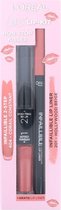 L'Oréal Non-Stop Kisses Lip Kit - 404 Corail Constant - 201 Hollywood Beige (Duitse versie)