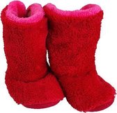 Hoog Model Pantoffel - Rood / Roze - Maat 31 / 32 - Pantoffels Dames – Pantoffels meisjes - Warme pantoffels – Sloffen - Sloffen dames – Sloffen meisjes – Winter - Kerst cadeau – K
