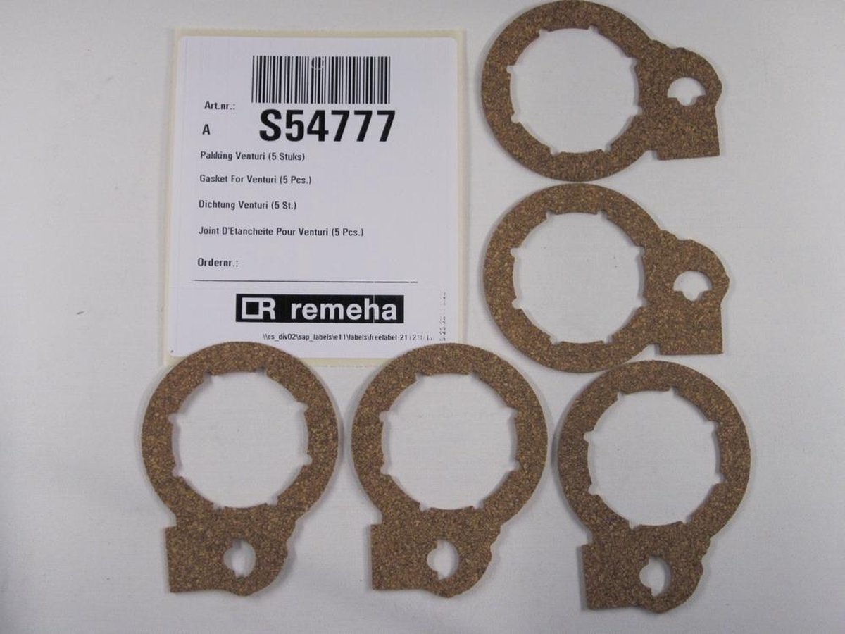 Remeha Quinta pakking venturi 5 stuks