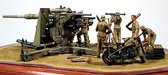 Tamiya German 88mm Gun Flak36 - "North African Campaign" + Ammo by Mig lijm