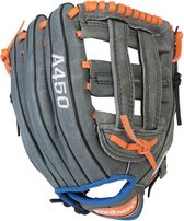 Wilson A0450 11 inch Youth Baseball Glove - 11 inch - Grey/Orange