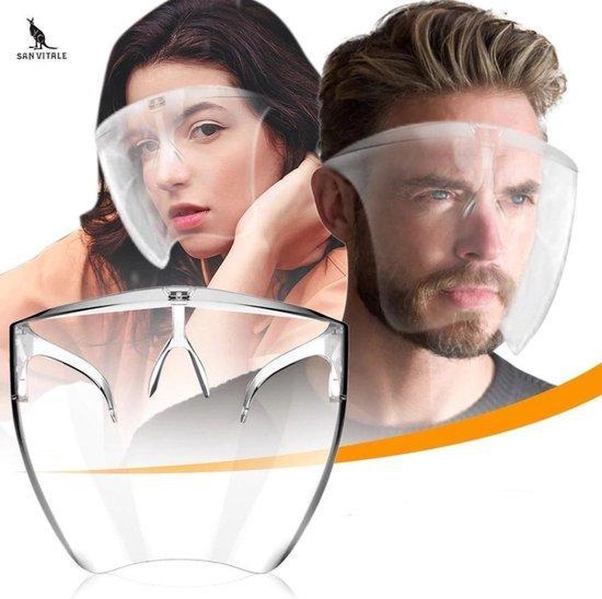 BeautyCosmetics4you Gelaatmasker - transparant