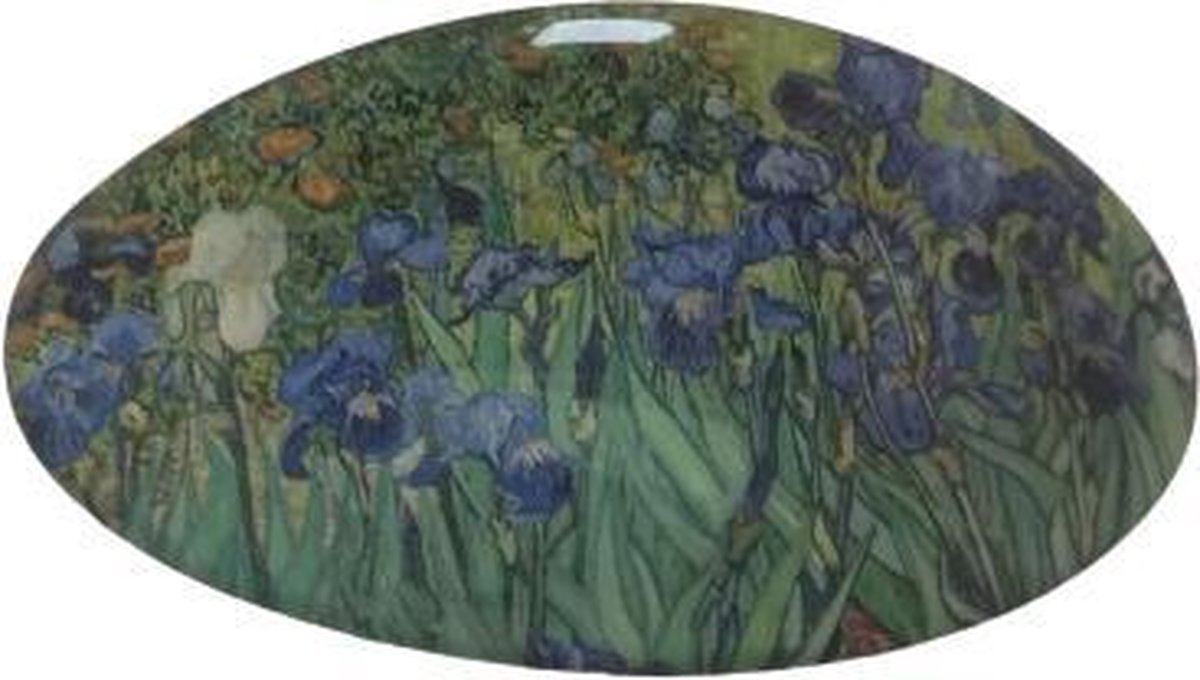 Haarpin clip 8 cm met reproduktie irissen van Vincent van Gogh