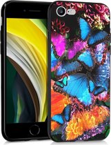 iMoshion Design voor de iPhone SE (2020) / 8 / 7 hoesje - Jungle - Vlinder