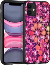 iMoshion Design voor de iPhone 11 hoesje - Grafisch - Roze Bling