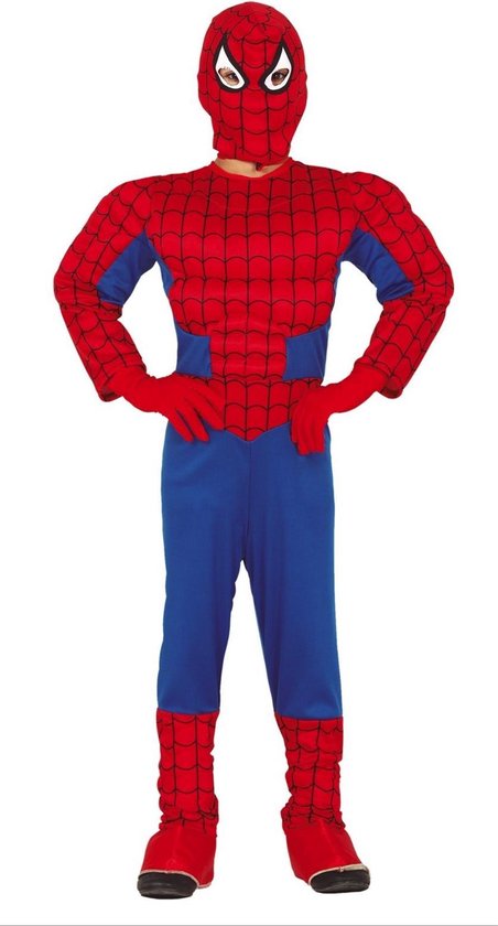 ik ben ziek Verbergen dramatisch Fiestas Guirca Jumpsuit Spider-man Polyester Rood Mt 10-12 Jaar | bol.com