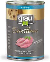 Grau natvoer hond excellence puur kalf  6x 400gr