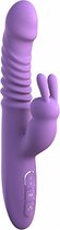 Her Thrusting Silicone Rabbit - Silicone Vibrators - purple - Discreet verpakt en bezorgd