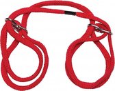 100% Cotton Wrist or Ankle Cotton Cuffs - Red - Bondage Toys - red - Discreet verpakt en bezorgd