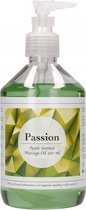 Passion - Apple Scented Massage Oil - 500 ml - Massage Oils - green - Discreet verpakt en bezorgd