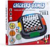 Afbeelding van het spelletje 7 in 1 bordspellen - Schaken - Bordspel - Reisspel - Gezelschapsspel - Dobbelspel - Game - Games - Spellendoos - Strategische bordspellen