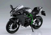 Kawasaki Ninja H2 - Aoshima Skynet miniatuur motorfiets  1:12