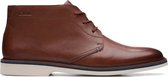 Clarks Malwood Mid - Dark Tan Lea - Mannen - Maat 43