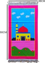 Gebedskleed Hoog Kwaliteit - Opvouwbare gebedskleed - Gebed tapijt 110X65 - Gebedskleed islam