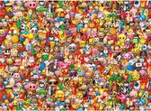 Clementoni - Impossible Legpuzzel - Emoji - 1000 stukjes, puzzel volwassenen