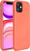 ShieldCase Silicone case geschikt voor Apple iPhone 12 Mini - 5.4 inch - oranje