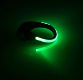 Hardloop Verlichting LED 1 Stuk • Hardlopen • Veilig • Schoen • Zichtbaar • Fietsen • Batterijen inbegrepen • Wit • Blauw • Rood • Roze• Groen • Concert • Skateboarden • LED armband • LED schoen • Sfeer • Donker • Hardlopen Donker