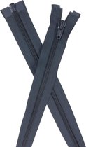 YKK rits, deelbaar spiraal rits 90 cm lang donkerblauw