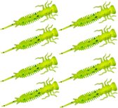 Senshu Nymph Crawler - Chartreuse - 5cm - 8 Stuks - Groen