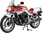 Suzuki GSX1100S Katana SE Rood Zilver - Aoshima Skynet miniatuur motorfiets 1:12