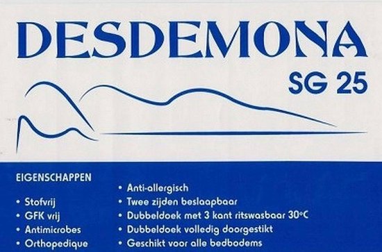 Tweepersoons Polyether matras Desdemona - voor een ultiemslaapcomfort.nl - Merkloos
