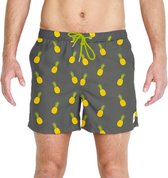 Eubi Zwembroek HAWAIIAN DELIGHT 2.0 - Premium Zwemshort - Donkergroen - Sneldrogend - Stretchy Zwembroek Heren