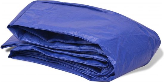 vidaXL Tapis de sécurité PE bleu pour trampoline rond 10 pieds / 3,05 m