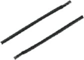 Cordial - schoenveters - Zwart - wax dun fijn - veterlengte 120 cm 6-8  gaatjes | bol.com