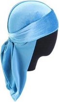 FRESHCOUPES Velvet Durag - Limited Edition Babyblauw -  Ideaal voor snelle resultaten in je 360 wave process