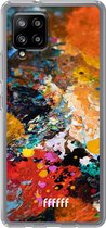 6F hoesje - geschikt voor Samsung Galaxy A42 -  Transparant TPU Case - Colourful Palette #ffffff