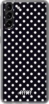 6F hoesje - geschikt voor Samsung Galaxy S21 Plus -  Transparant TPU Case - Onyx Dots #ffffff