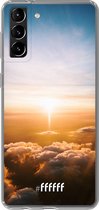 6F hoesje - geschikt voor Samsung Galaxy S21 -  Transparant TPU Case - Cloud Sunset #ffffff