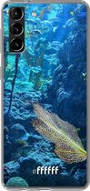 6F hoesje - geschikt voor Samsung Galaxy S21 -  Transparant TPU Case - Coral Reef #ffffff