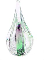 sparkle-urn-groen 50 ml (gratis sluitplaatje) geschikt voor dieren as en mensen as dieren urn mens urn gedenkglas ( Gratis vullen)