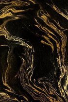Black and Gold Marble Composition Notebook - Small Unruled Notebook - 6x9 Blank Notebook (Softcover Journal / Notebook / Sketchbook / Diary)