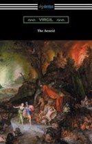 Livre 'The Aeneid' de Virgile avec une couverture peinte dramatique.