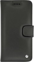 Noreve Lenovo - Motorola G5 plus - wallet case - bookcase - Zwart - echt leer