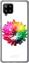 6F hoesje - geschikt voor Samsung Galaxy A42 -  Transparant TPU Case - Rainbow Pompon #ffffff