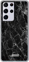 6F hoesje - geschikt voor Samsung Galaxy S21 Ultra -  Transparant TPU Case - Shattered Marble #ffffff