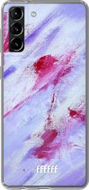 6F hoesje - geschikt voor Samsung Galaxy S21 -  Transparant TPU Case - Abstract Pinks #ffffff