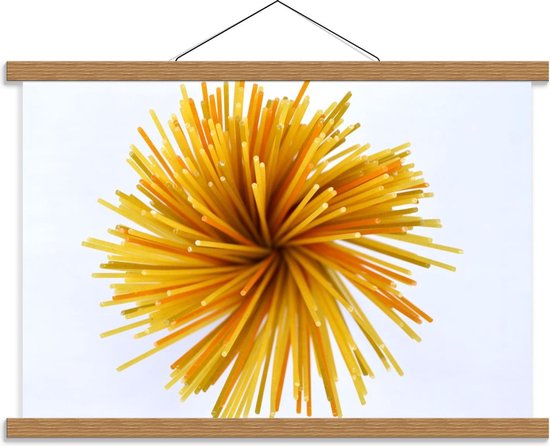 Schoolplaat – Geel/Oranje Bal - 60x40cm Foto op Textielposter (Wanddecoratie op Schoolplaat)