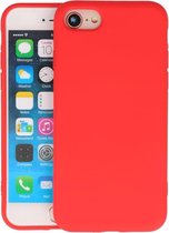 iPhone SE 2020 & iPhone 8 & iPhone 7 Hoesje Fashion Backcover Telefoonhoesje Rood