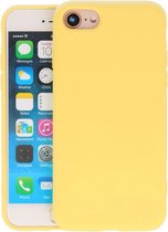 iPhone SE 2020 & iPhone 8 & iPhone 7 Hoesje Fashion Backcover Telefoonhoesje Geel
