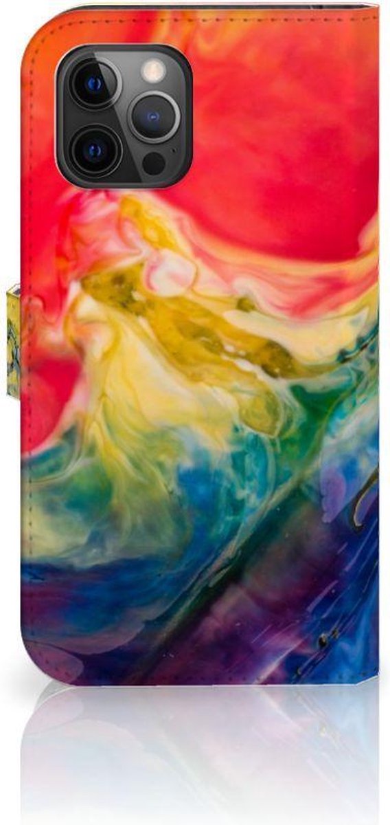 Hoesje Apple iPhone 12 Pro Max Watercolor Dark
