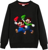 Zwarte trui Mario & Luigi - kinderen - sweater