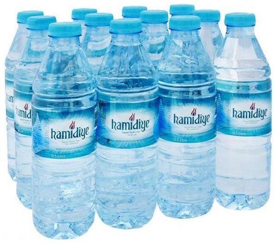 Occlusie Thuisland formaat Hamidiye water Bronwater 3 coli´s / 36 stuks 0,5 L - PH 6.93 - Eau de  Source -... | bol.com